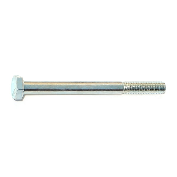 Midwest Fastener Grade 5, 1/4"-28 Hex Head Cap Screw, Zinc Plated Steel, 3 in L, 100 PK 00472 - main